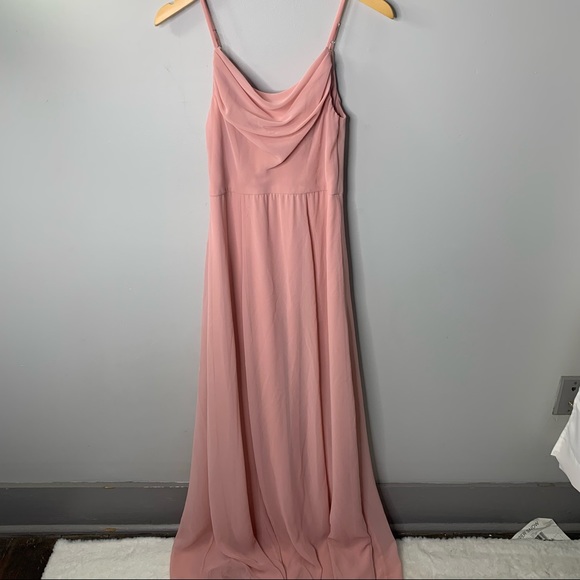 David’s Bridal Cowl Neck Bridesmaids Dress / size 0 - Picture 5 of 7